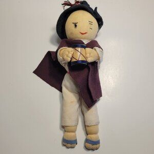 Sabadell all Wool Doll Missing Eye Vintage